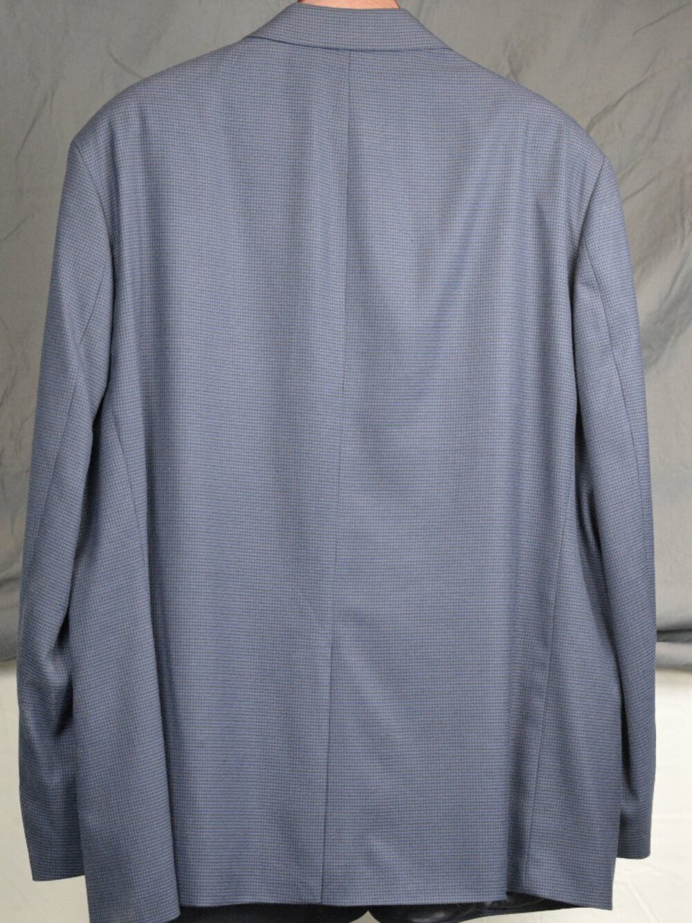 Lauren Ralph Lauren Blue Micro-Houndstooth Sport Coat 50R - Picture 2 of 10
